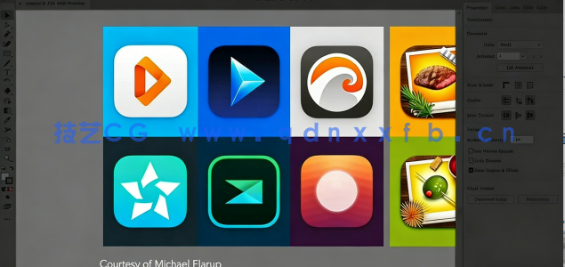 Illustrator CC图标Logo标识制作视频教程(图5) Illustrator CC图标Logo标识制作视频教程(图5)
