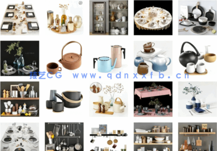 3dsky精品餐桌摆件高质量模型(150个)(图4) 3dsky精品餐桌摆件高质量模型(150个)(图4)