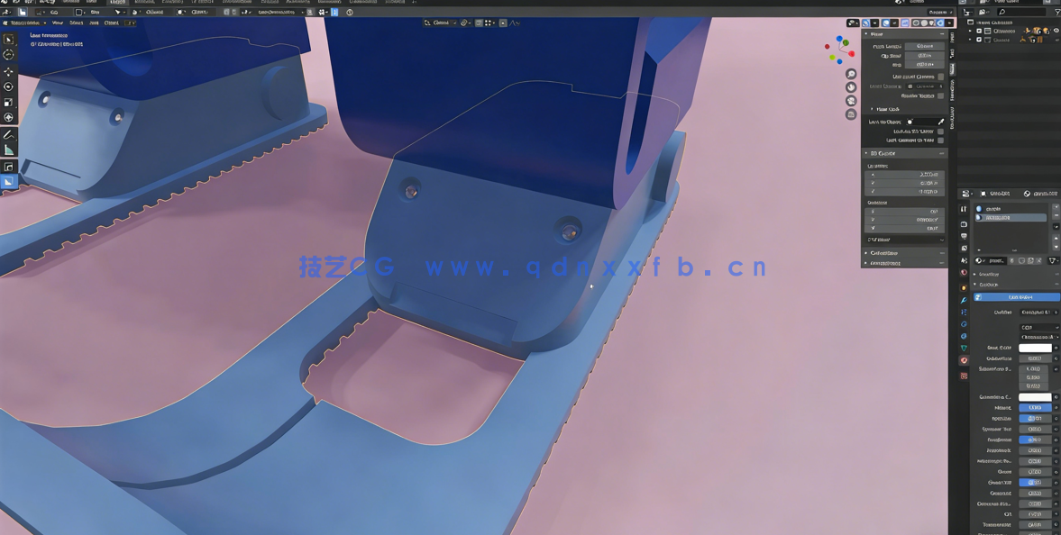 Blender可爱盒子机器人实例制作视频教程 (图4) Blender可爱盒子机器人实例制作视频教程 (图4)