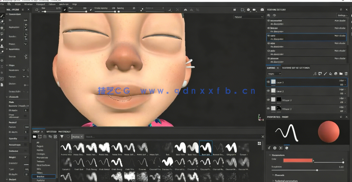 Blender与Substance Painter完整3D动画角色创作视频教程 (图2) Blender与Substance Painter完整3D动画角色创作视频教程 (图2)