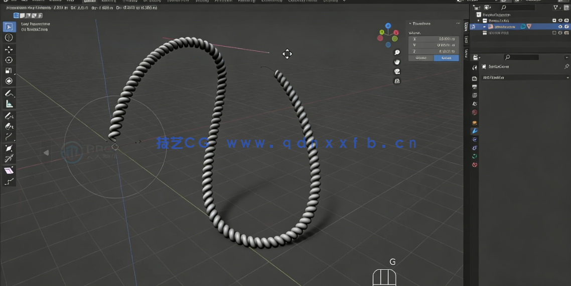 Blender中modifiers变形修改器完全指南视频教程(图3) Blender中modifiers变形修改器完全指南视频教程(图3)