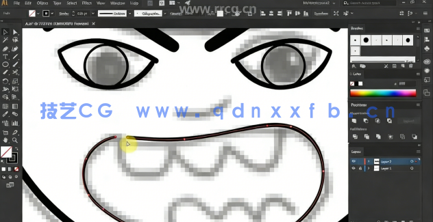 Illustrator漫威超级英雄矢量制作训练视频教程(图4) Illustrator漫威超级英雄矢量制作训练视频教程(图4)