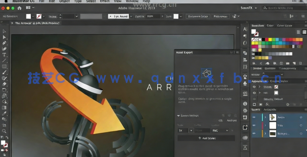 Illustrator CC 视频与3D协作设计训练视频教程 (图4) Illustrator CC 视频与3D协作设计训练视频教程 (图4)
