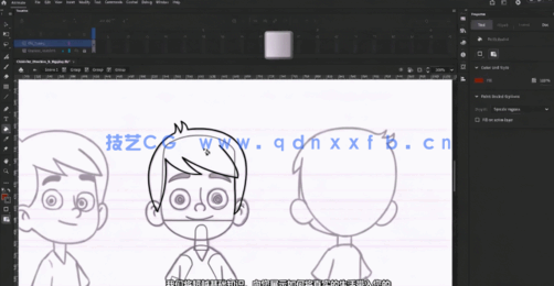 【中文字幕】Adobe Animate 2D卡通角色动画制作全流程视频教程(图2) 【中文字幕】Adobe Animate 2D卡通角色动画制作全流程视频教程(图3)