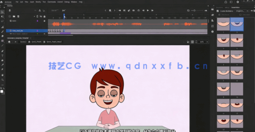 【中文字幕】Adobe Animate 2D卡通角色动画制作全流程视频教程(图3) 【中文字幕】Adobe Animate 2D卡通角色动画制作全流程视频教程(图4)