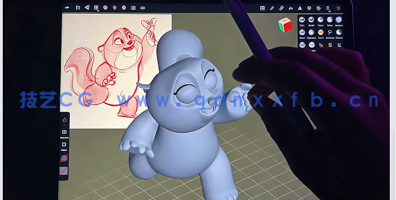 【中文字幕】Nomad Sculpt 3D角色雕刻建模设计视频教程(图2) 【中文字幕】Nomad Sculpt 3D角色雕刻建模设计视频教程(图2)