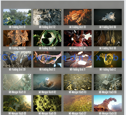 Octane与C4D中Vectron分形复杂场景制作视频教程(图5) Octane与C4D中Vectron分形复杂场景制作视频教程(图5)
