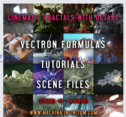 Octane与C4D中Vectron分形复杂场景制作视频教程(图6) Octane与C4D中Vectron分形复杂场景制作视频教程(图6)