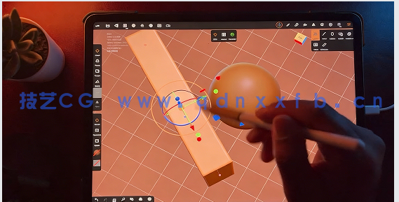 Nomad Sculpt 3D建模初学者入门训练视频教程(图4) Nomad Sculpt 3D建模初学者入门训练视频教程(图4)