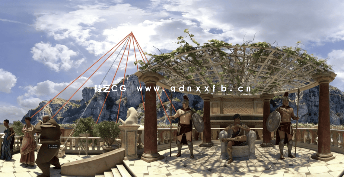 360度全景插图3D与2D数字绘景技术视频教程(图2) 360度全景插图3D与2D数字绘景技术视频教程(图3)