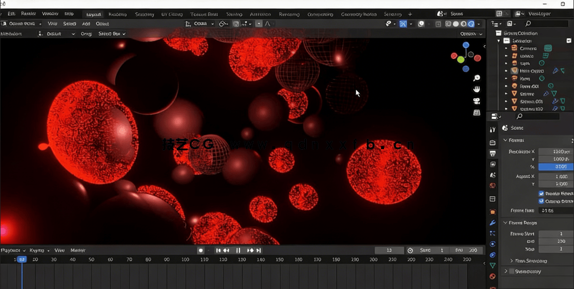 Blender抽象几何图形概念设计雕塑视频教程 (图4) Blender抽象几何图形概念设计雕塑视频教程 (图5)