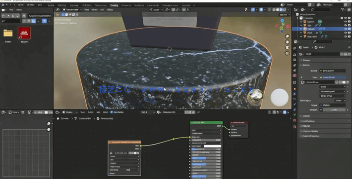 Blender逼真香水产品可视化技术视频教程(图5) Blender逼真香水产品可视化技术视频教程(图5)