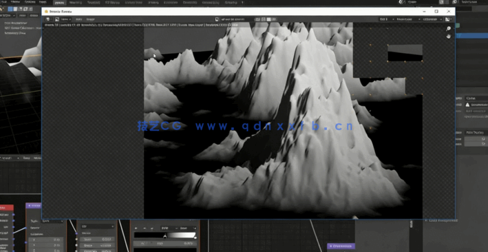 Blender山水云草自然环境实例制作视频教程 (图2) Blender山水云草自然环境实例制作视频教程 (图2)