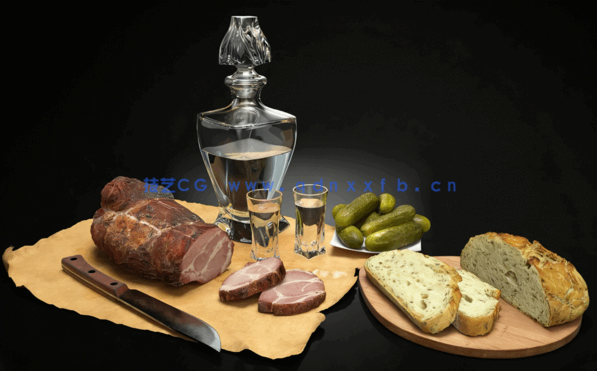 食物美食3D模型 Archmodels Vol.217(图4) 食物美食3D模型 Archmodels Vol.217(图4)