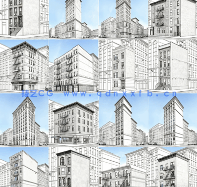 57个高质量建筑模型Evermotion Archmodels vol.215(图4) 57个高质量建筑模型Evermotion Archmodels vol.215(图4)