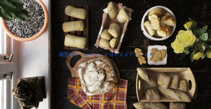 面包甜点坚果食物3D模型 Evermotion – Archmodels Vol.224(图1) 面包甜点坚果食物3D模型 Evermotion – Archmodels Vol.224(图1)