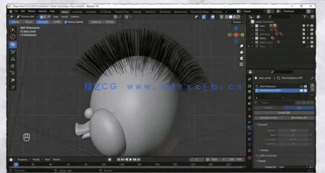 Blender 2024建模纹理粒子系统三大模块技术训练视频教程(图3) Blender 2024建模纹理粒子系统三大模块技术训练视频教程(图3)