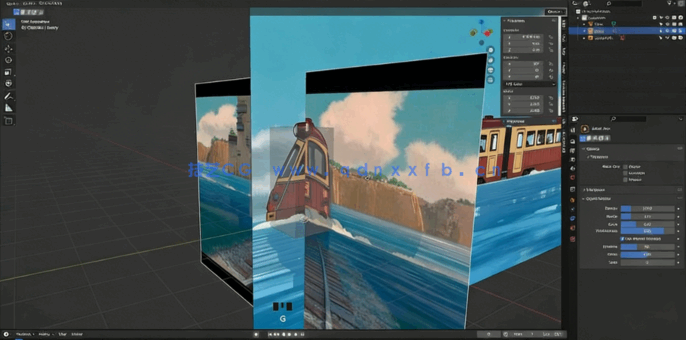 Blender影视级场景从建模贴图到动画制作全流程视频教程(图2) Blender影视级场景从建模贴图到动画制作全流程视频教程(图2)