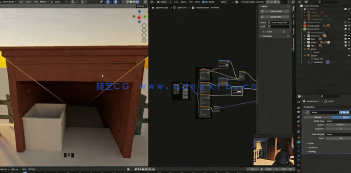 Blender影视级场景从建模贴图到动画制作全流程视频教程(图4) Blender影视级场景从建模贴图到动画制作全流程视频教程(图4)