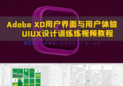  Adobe XD用户界面与用户体验UIUX设计训练视频教程