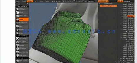 3DCoat中Retopo UVs硬表面建模技术训练视频教程(图2) 3DCoat中Retopo UVs硬表面建模技术训练视频教程(图2)