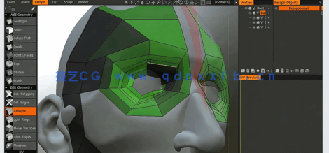3DCoat中Retopo UVs硬表面建模技术训练视频教程(图3) 3DCoat中Retopo UVs硬表面建模技术训练视频教程(图3)