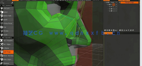 3DCoat中Retopo UVs硬表面建模技术训练视频教程(图5) 3DCoat中Retopo UVs硬表面建模技术训练视频教程(图5)
