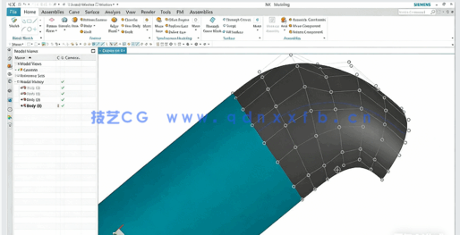 Siemens NX A类曲面设计技术训练视频教程(图1) Siemens NX A类曲面设计技术训练视频教程(图1)