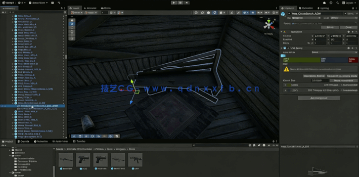 Unity第一人称僵尸生存射击游戏完整制作流程(图3) Unity第一人称僵尸生存射击游戏完整制作流程(图3)