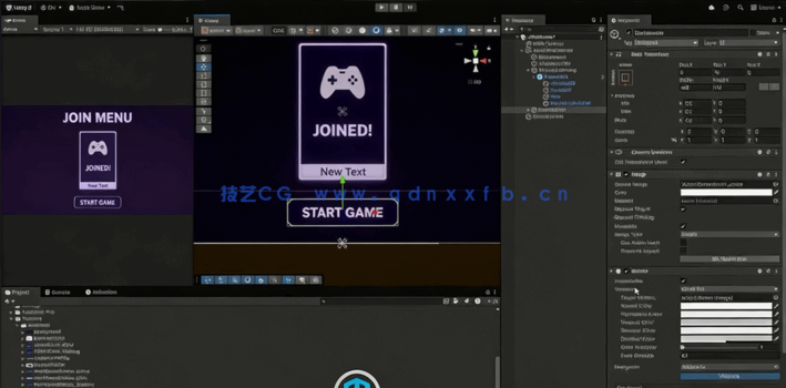 Unity本地多人竞技场格斗游戏实例制作训练(图2) Unity本地多人竞技场格斗游戏实例制作训练(图2)