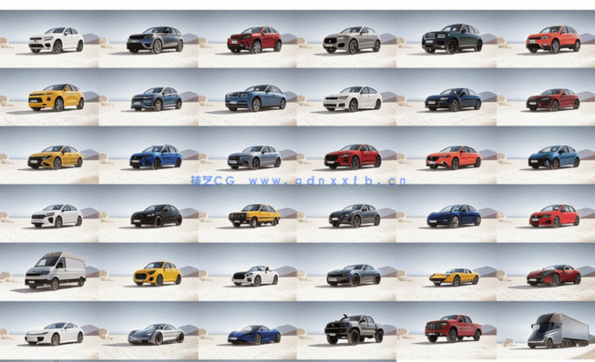 交通工具40个汽车3D模型 VizPeople 3D Traffic V3(图1) 交通工具40个汽车3D模型 VizPeople 3D Traffic V3(图1)