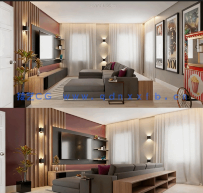 [室内设计] Blender高质量室内家具设计场景3D模型 第八季(图2)