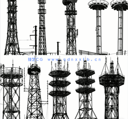高清素材屋顶构件ROOFTOP STRUCTURES II(图4) 高清素材屋顶构件ROOFTOP STRUCTURES II(图4)