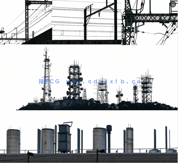 高清素材屋顶构件ROOFTOP STRUCTURES II(图5) 高清素材屋顶构件ROOFTOP STRUCTURES II(图5)
