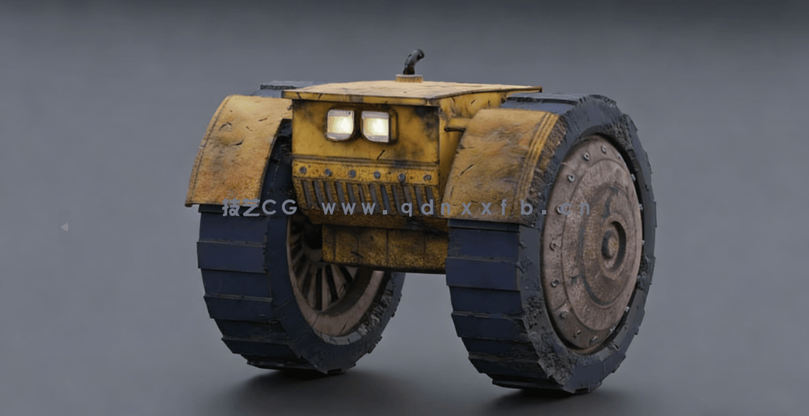 Blender逼真机器人模型完整制作流程视频教程(图2) Blender逼真机器人模型完整制作流程视频教程(图2)
