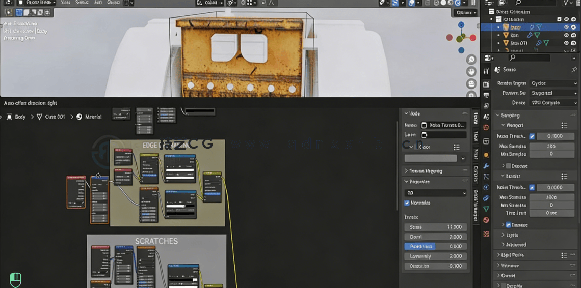 Blender逼真机器人模型完整制作流程视频教程(图6) Blender逼真机器人模型完整制作流程视频教程(图6)