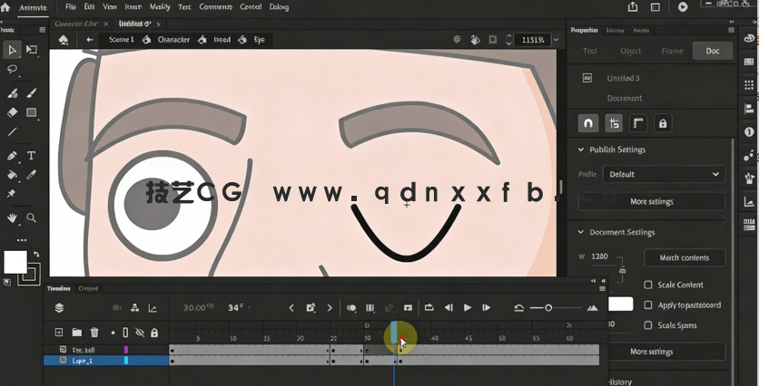Adobe Animate卡通动画从入门到精通视频教程(图2) Adobe Animate卡通动画从入门到精通视频教程(图2)