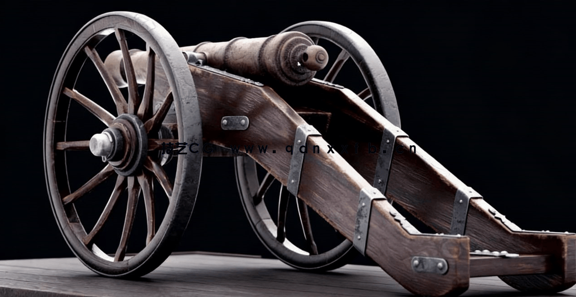 Blender古老大炮完整制作工作流程视频教程(图3) Blender古老大炮完整制作工作流程视频教程(图3)