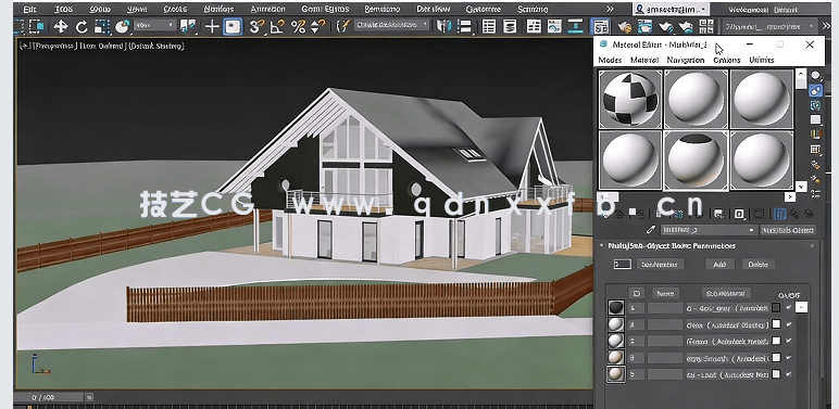Twinmotion与3dsmax逼真建筑可视化工作流程视频教程(图5) Twinmotion与3dsmax逼真建筑可视化工作流程视频教程(图5)