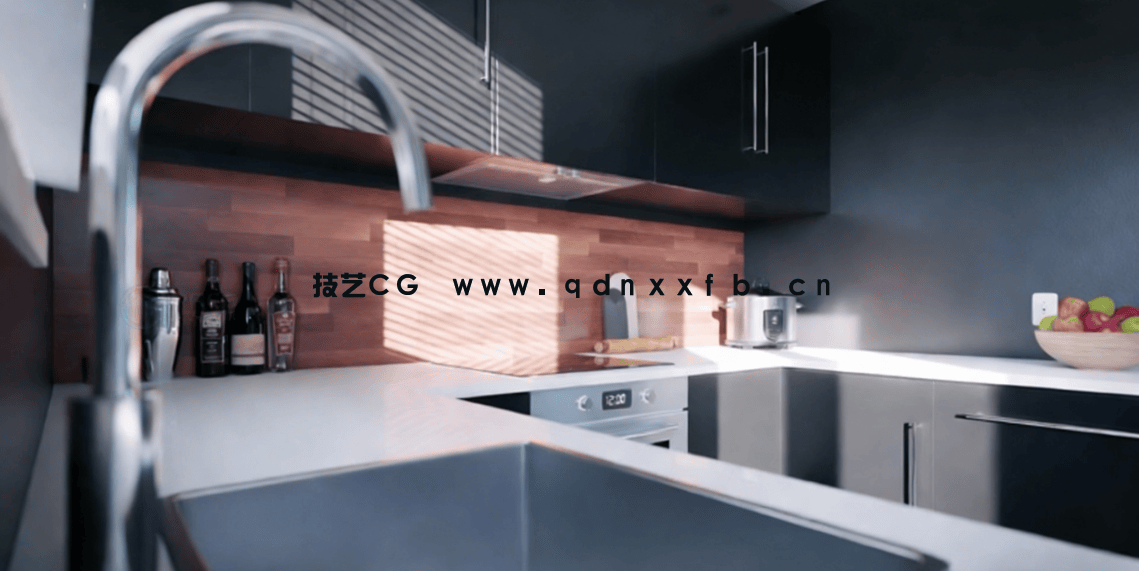 Blender现代房屋建筑室内设计实例制作流程视频教程(图2) Blender现代房屋建筑室内设计实例制作流程视频教程(图2)