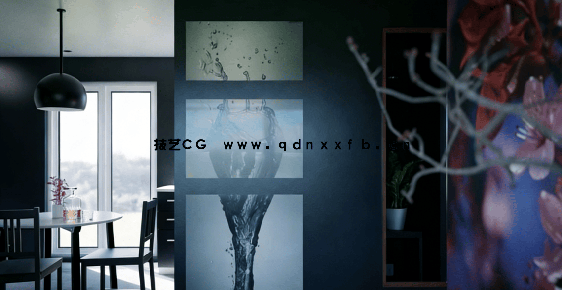 Blender现代房屋建筑室内设计实例制作流程视频教程(图5) Blender现代房屋建筑室内设计实例制作流程视频教程(图5)