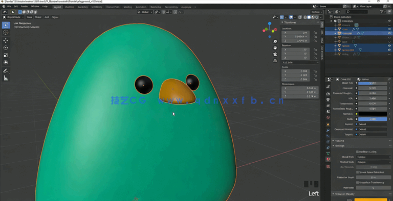 Blender创建3D角色动画视频教程 (图2) Blender创建3D角色动画视频教程 (图2)