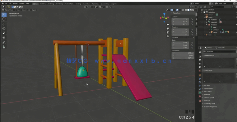 Blender创建3D角色动画视频教程 (图4) Blender创建3D角色动画视频教程 (图4)