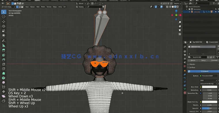 Blender建模和制作3D插图动画视频教程 (图3) Blender建模和制作3D插图动画视频教程 (图3)