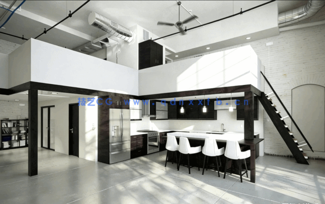 10组loft室内客厅3D模型 Evermotion – Archinteriors Vol.46(图2) 10组loft室内客厅3D模型 Evermotion – Archinteriors Vol.46(图2)
