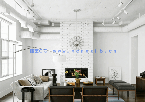 10组loft室内客厅3D模型 Evermotion – Archinteriors Vol.46(图3) 10组loft室内客厅3D模型 Evermotion – Archinteriors Vol.46(图3)