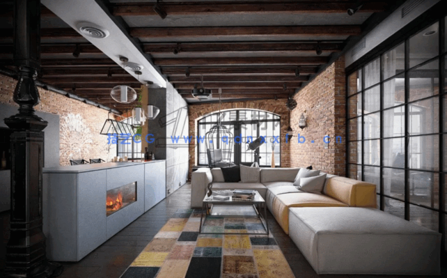 10组loft室内客厅3D模型 Evermotion – Archinteriors Vol.46(图4) 10组loft室内客厅3D模型 Evermotion – Archinteriors Vol.46(图4)
