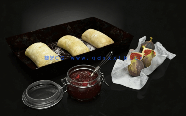 Evermotion Archmodels Vol.213[真实扫描食物餐具3d模型(图4)