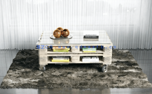 客厅茶几地毯3D模型 Evermotion – Archmodels Vol.202 (3DS MAX格式)(图5)