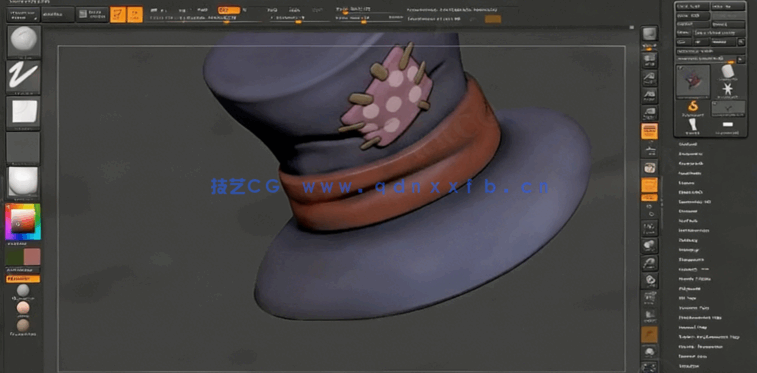 Zbrush冬日雪人雕刻建模实例制作视频教程(图5) Zbrush冬日雪人雕刻建模实例制作视频教程(图5)